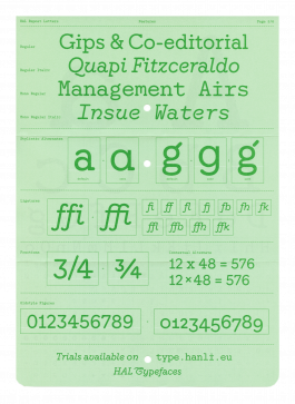 HAL Typefaces